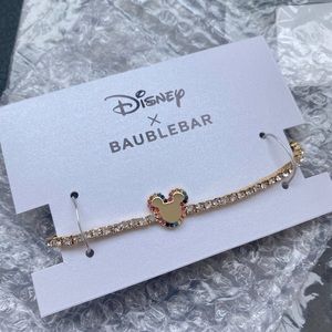 BNWT BaubleBar Mickey Tennis Bracelet - Multicolor